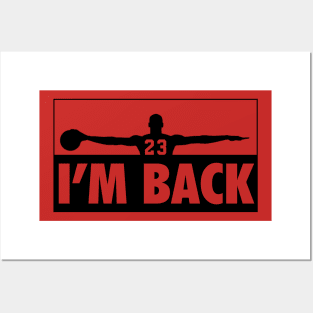 Michael Jordan I'm back 23 Posters and Art